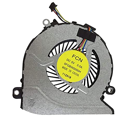 HP Star Wars Special Edition 15-an000 CPU Cooling Fan – 806747-001 – 4-Pin 5V With Heatsink - View #5