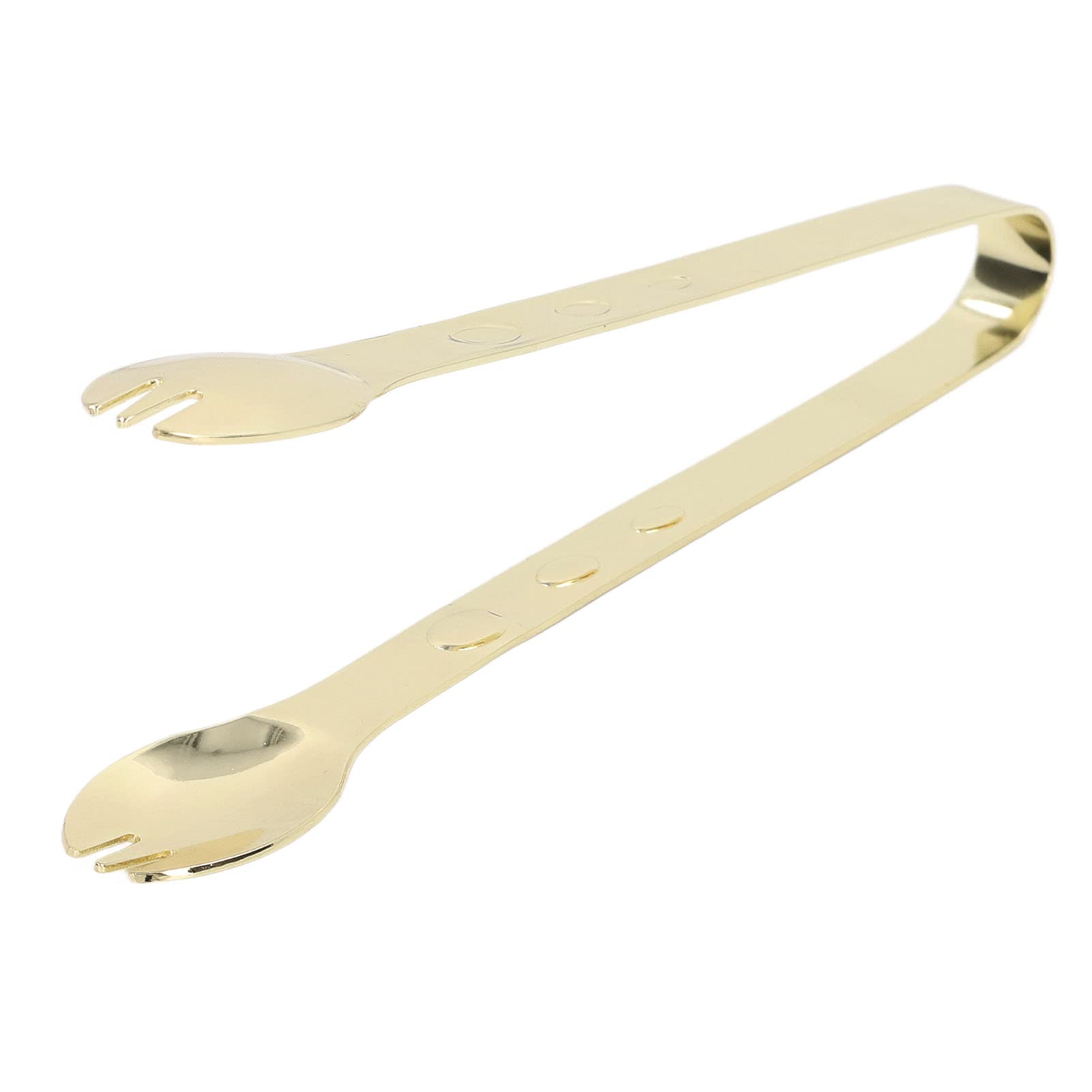 Gavigain Stainless Steel Kitchen Tongs,7.7in Locking Small Serving Tongs Metal Food Tongs with Grip hand for Kitchen Cooking (#3)