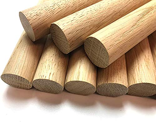 Chevilles en chêne HPNK de qualité supérieure en lot de 10 pour menuiserie haut de gamme