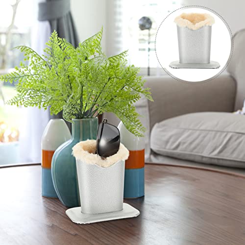 Image of COHEALI Premium Plush Eyeglasses Stand Elegant Storage Display Holder for Sunglasses and Myopic Glasses for Desktop Bedroom Office Retail Stores and More