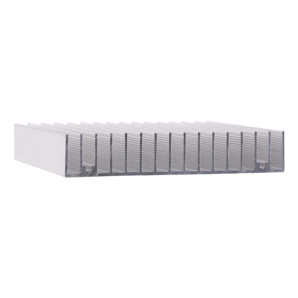 Dissipatore In Alluminio Per Raffreddamento Componenti | 100x100x18 Mm Con 16 Alette | Per Computer, LED, Alimentatori E IC - 4