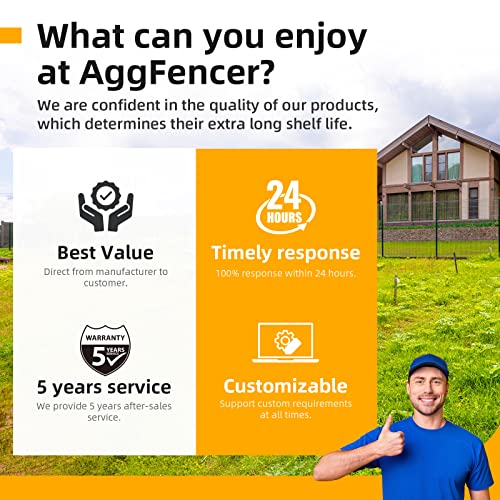 AggFencer 8inch x 25ft Hardware Cloth 1/4 inch Chicken Wire Fencing 23Ga, Hot Dipped Galvanized After Welding Garden Plant Supports Welded Metal Chicken Wire Fence, Poultry Animal Netting Cage Screen