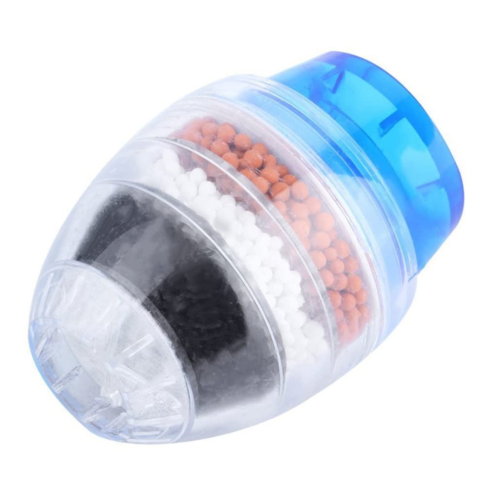 CXBDDF Küchenarmatur Wasserhahn Wasseraufbereiter für Haushalt 5 Schichten Wasseraufbereitungsanlage Filter Aktivkohlefilter Mini Kranisierer