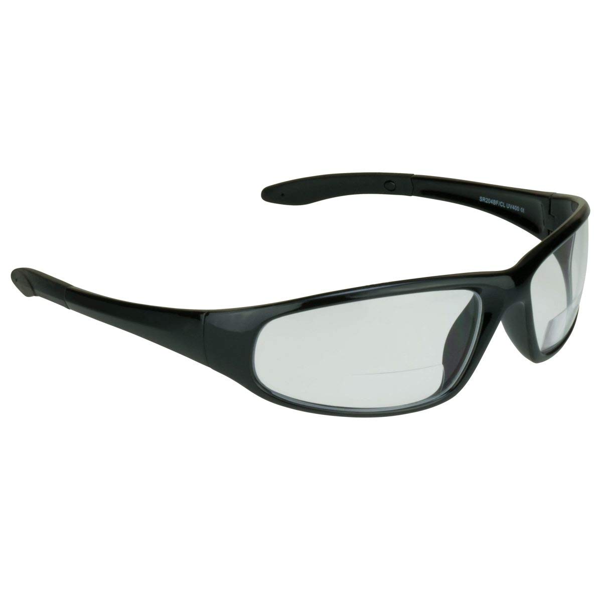 proSPORT Bifocal Safety Glasses ANSI Z87 Wrap Around Protective Sunglasses for Work, Motorcycle, Outdoor UV 400 Anti Glare
