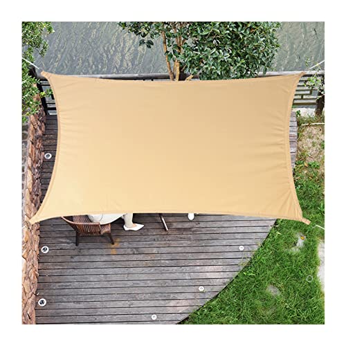 Voile d'ombrage imperméable sable pour jardin et terrasse