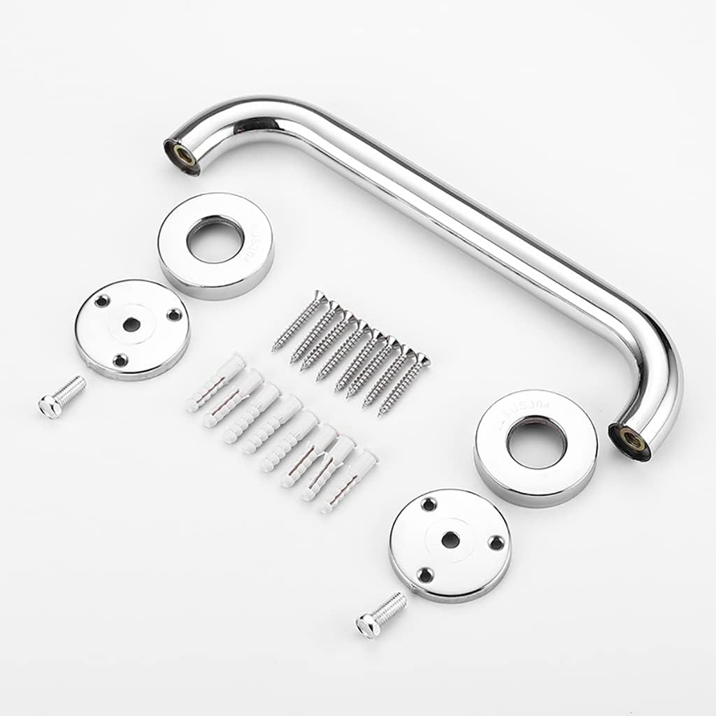 バスウォールアタッチメント手すりグラブバーレールバスルーム用グラブバー、無効、高齢者バリアフリーステンレス鋼手すり、バスルームトイレ バスハンドル  タオルレール グラブバー バスルーム手すり バリアフリー手すり 安全トイレ手すり 滑り止め手すり バランスバー ... 壁用ポリッシュバランスバスルームグラブバー、304ステンレス鋼の安全手すり、浴槽、トイレ、シャワー用障害者補助装置アクセサリー、高齢