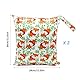 NTGRTY Windeltasche, 2 Stück, Nappy Bags, Wet Dry Bags, Wet Dirty Laundry Bag, Waterproof Dry Wet Bag, Diaper Bag for Babies Swimming Camping Travel Gym Workout Beach (Fuchs)
