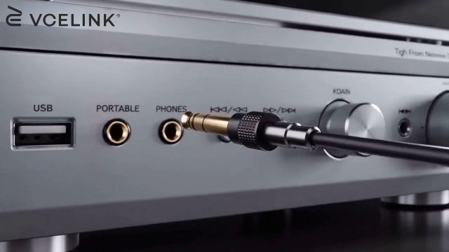 Amazon.com: VCELINK 1/8 to 1/4 Adapter Gold-Plated Audio Jack
