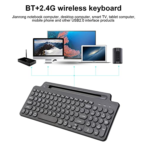 Clavier sans fil avec support intégré pour tablette et PC - 5