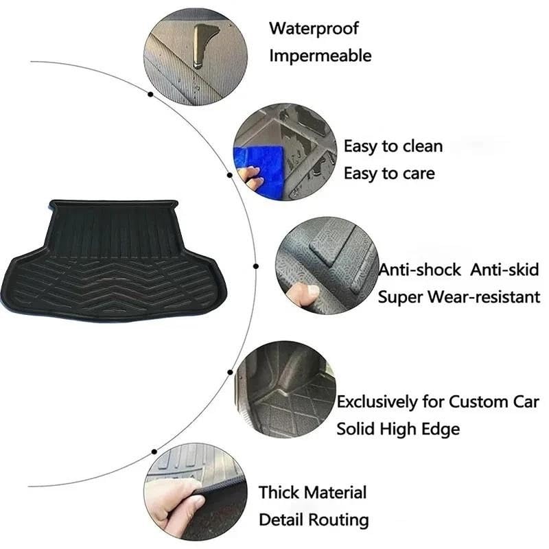 Tapis de coffre étanche pour Mazda 6 protégeant de l'eau et de la saleté - 2