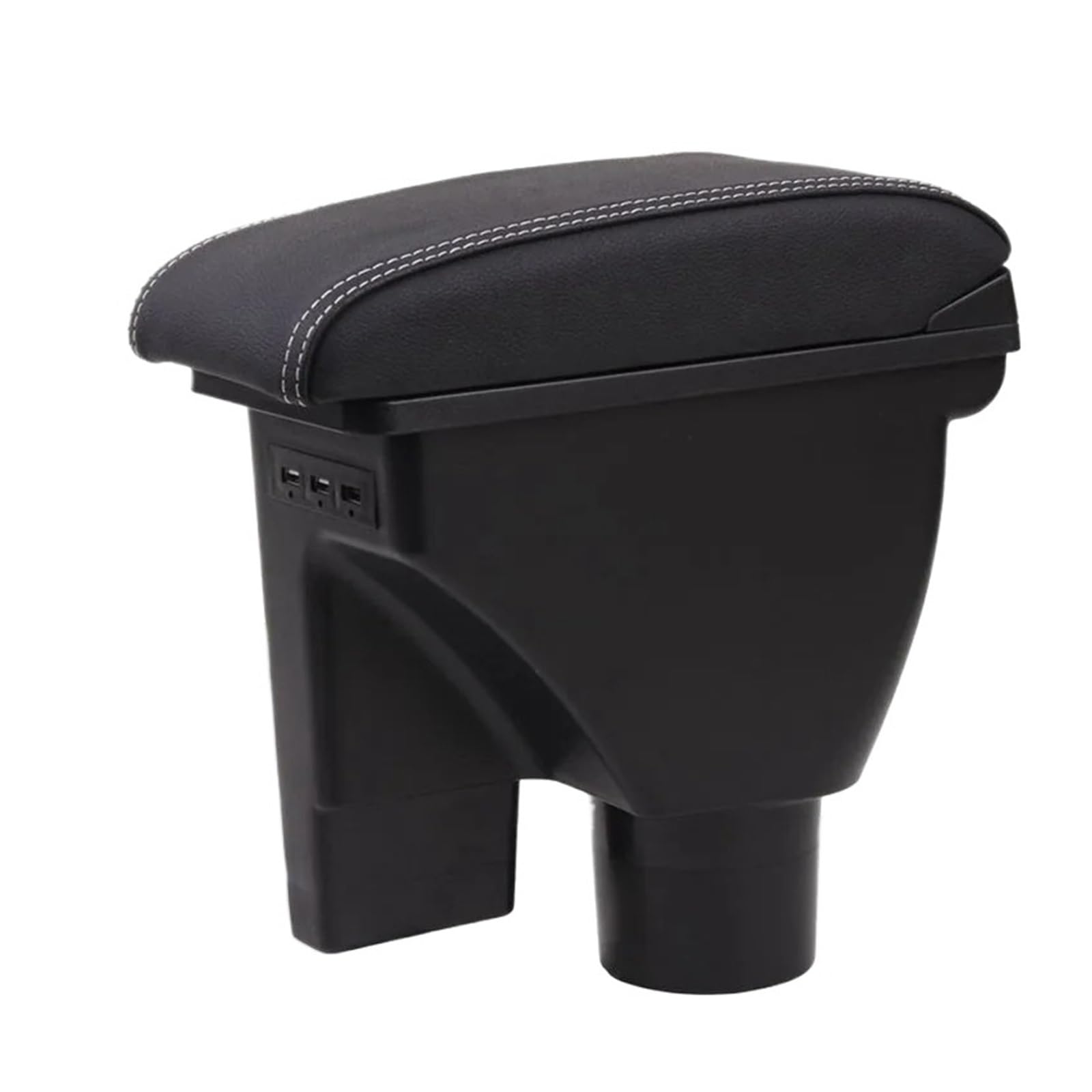 UMDJJU For HYUNDAI For Getz Car Armrest Box Retrofit Parts Dedicated Center Storage Accessories Car Centre Console Armrest Box(B3 leather)