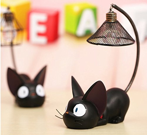 Jiji Cat Night Light Resin Mini Night Light Home Decoration/Creative Resin Ornaments Decoration/Crafts (B-Style)