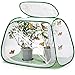 XingYunEr Outdoor Pop-up Insect and Butterfly Net Habitatï¼Œwith Rainproof top Cover Increase Survival Rate, Windproof Trapezoidal Designï¼ŒCollapsible Caterpillar Growing Mesh Cage Terrarium