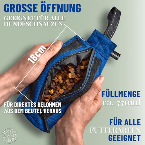 GIZZY® DAS ORIGINAL I Futterdummy Hunde I Robuster Hunde Futterbeutel für alle Rassen I Dummy Hundetraining mit Leckerlies - Die Erziehungshilfe für Hunde I Futterbeutel Hundetraining - Hunde Zubehör