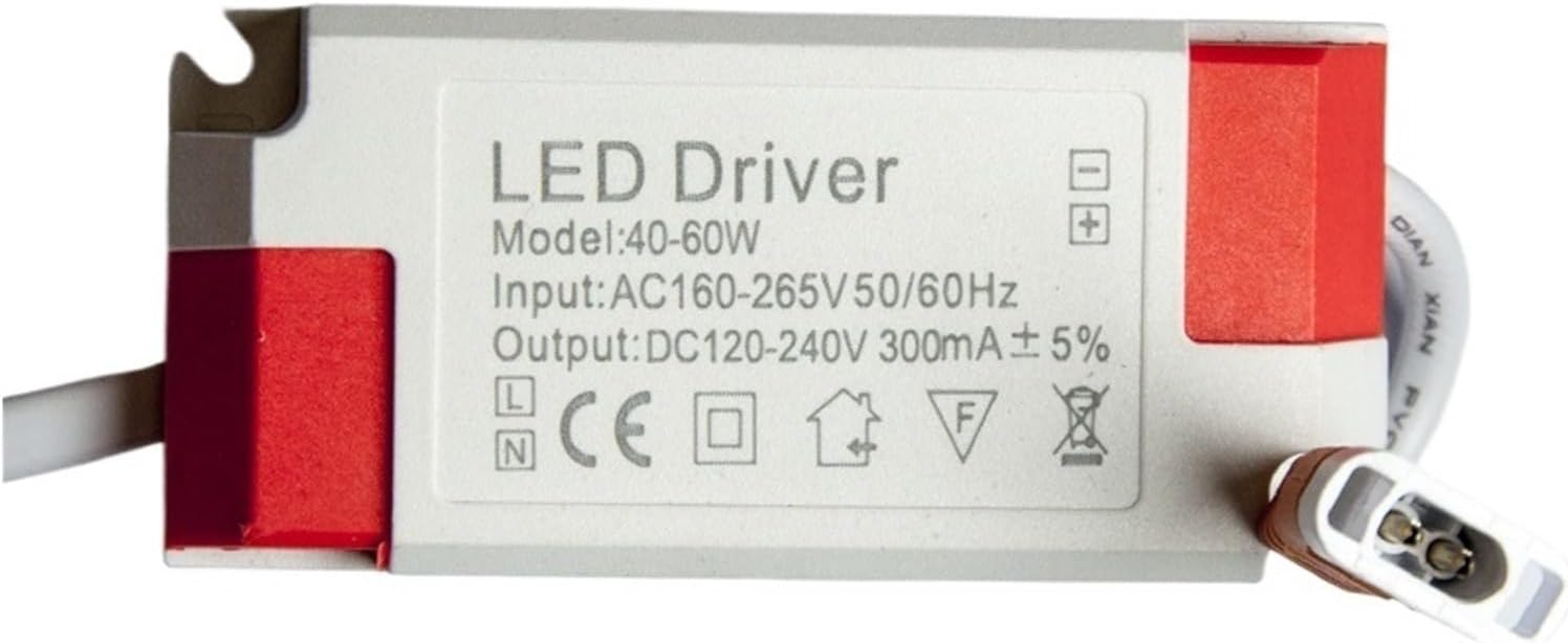 LED Panel Light Driver Aluminum Alloy Glue Filling Ballast Power Supply 6W 10W 16W 20W 28W 10W 54W(Panel Light 40 60)