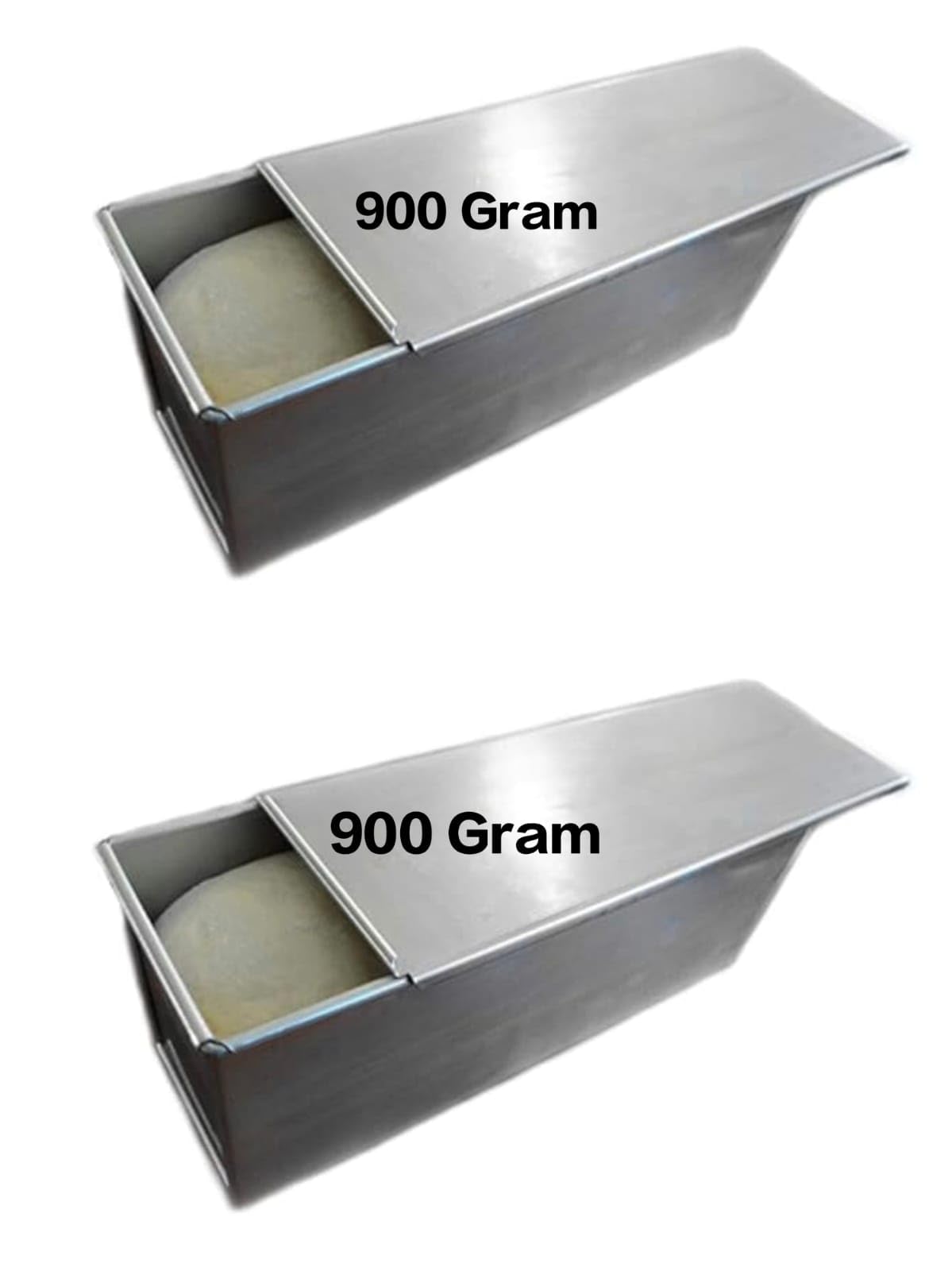 AZ Enterprises Bread Mould/Tin Box/Sandwich Tin (900g) Capacity, Silver (Pack of 2).-image-11