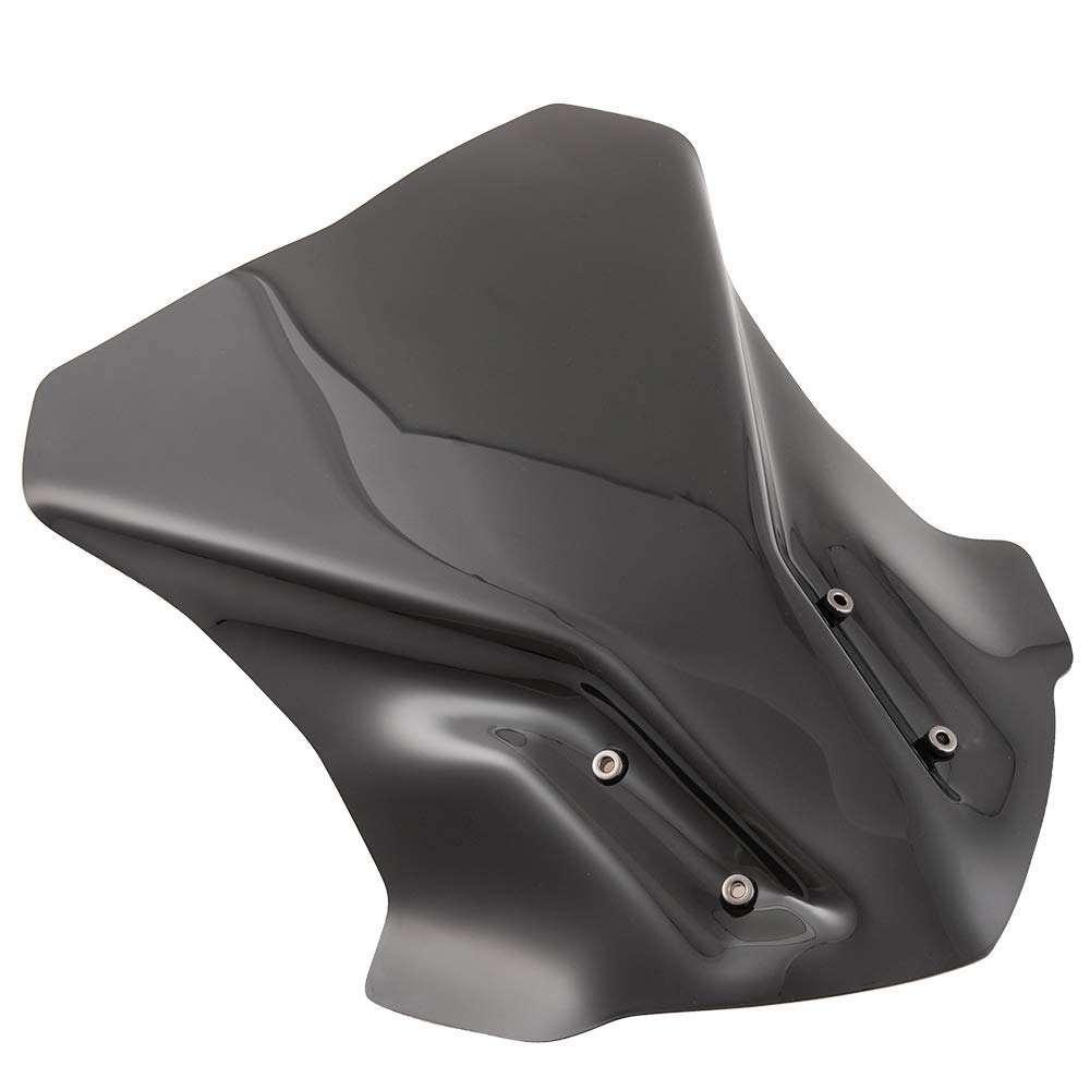 Parabrezza moto parabrezza antivento Deflecor per G310GS G310 GS 2017 2018 17'-18 'Double Bubble Protector (Nero)