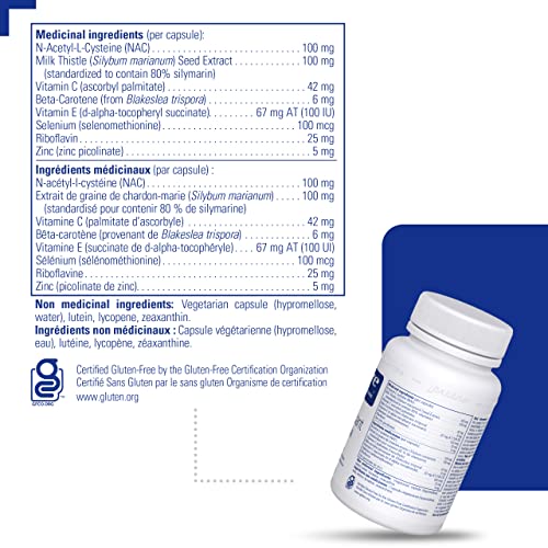 Pure Encapsulations - AntiOxidant Formula - Antioxidant Protection Against Free Radicals with N-Acetyl-L-Cysteine (NAC), Selenium, and Vitamins C and E - 60 Capsules - Image 3