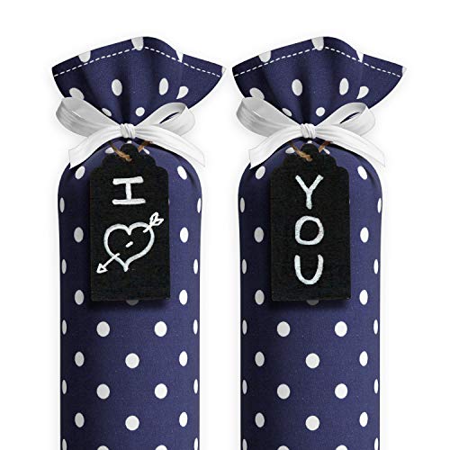 My Boot Trees, Boot Shaper Stands For Closet Organization. Many Patterns To Choose From. 1 Pair. (Navy Blue With White Polkadots) #TOP2