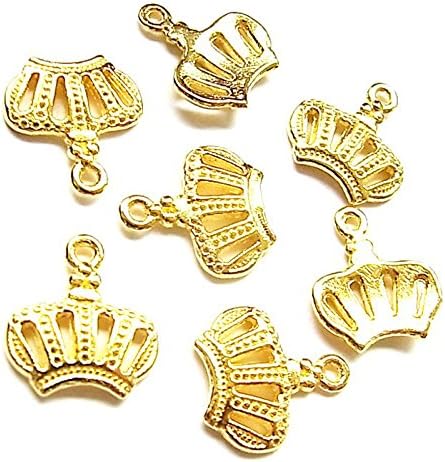 Amazon 王冠チャーム01 G 7個入 チャーム アクセサリートップ 通販