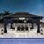 Gotland 2024 New 12' x 16' Hardtop Gazebo, Outdoor Iron Metal Double Roof Pergola with Curtains and Netting for Patio, Garden, Lawn, Navy