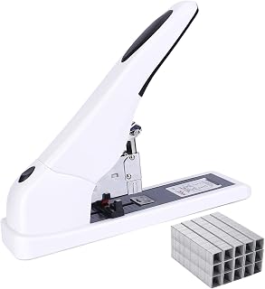 TYS Heavy-Duty Stapler Set, 100 Sheets Capacity with 2000 Staples | Soft Grip Handle, 55mm Throat Depth, Metal Construction, 23/6-23/13 Staples, Reinforced Base