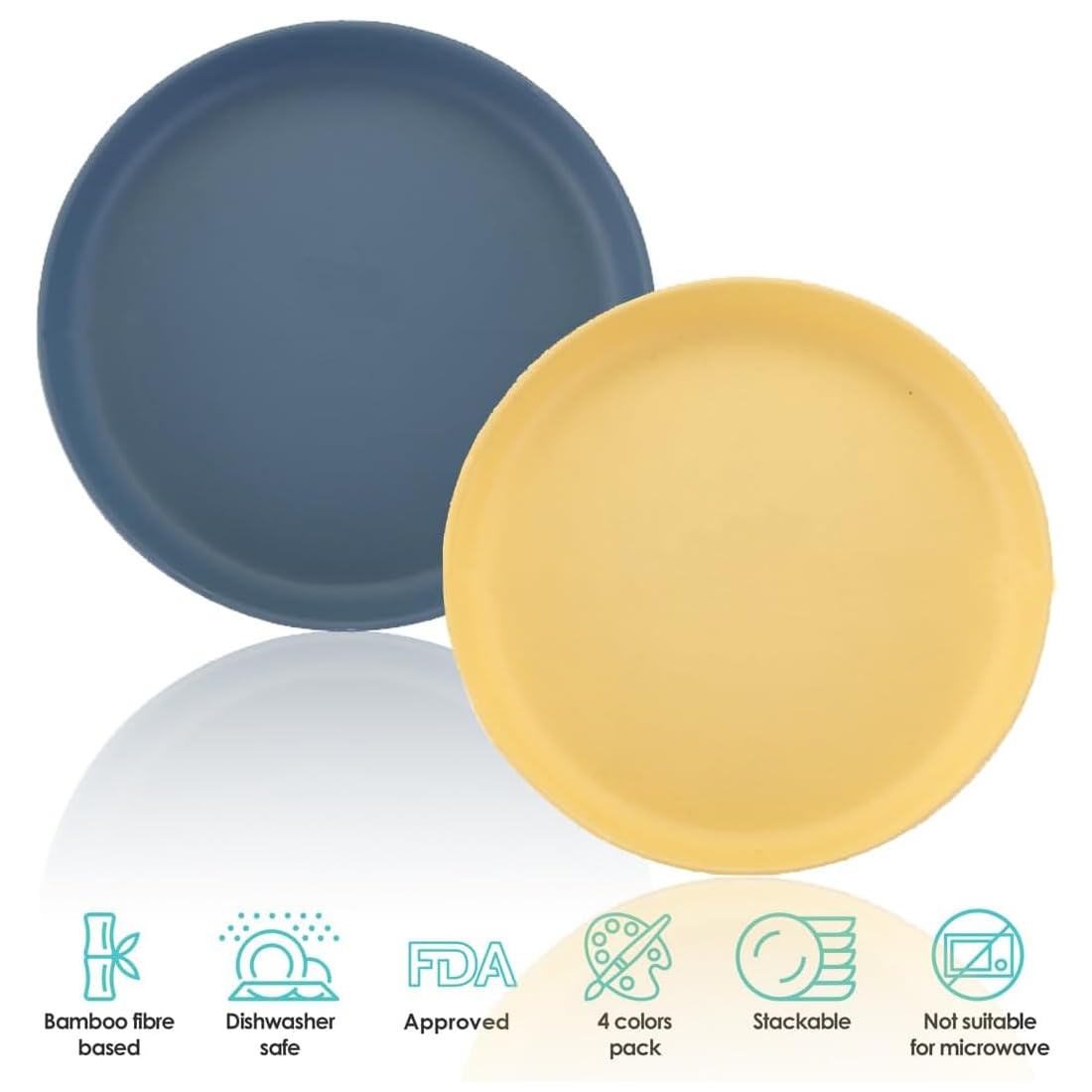 12 Ciotoline Piatte Per Gattini - 15 Cm, Colorate, In Paglia E PP, Per Cibo Secco/umido - Foto 10