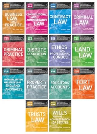 REVISE SQE SQE1 Bundle (14 books) | Revision Guides for SQE1 | Solicitor’s Qualifying Exam | Uniquely Focused on Helping you Pass SQE1 | Save money by buying a Bundle