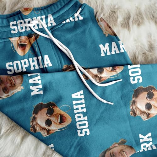Custom Face Pajama Pants With Picture Photo, Funny Custom, Custom Sleepwear Pants for Men Women4