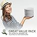 Stock Your Home 9-Inch Paper Plates Uncoated, Everyday Disposable Plates 9