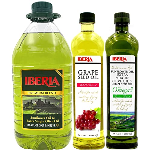 Buy Iberia Premium Blend, Sunflower Oil & Extra Virgin Olive Oil, High
