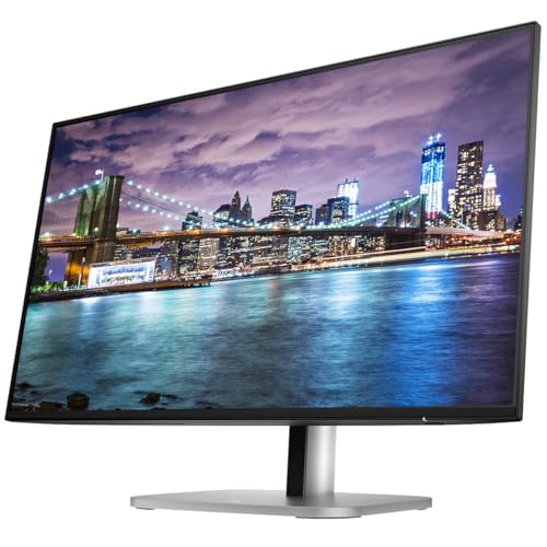 Image of HP Series 7 Pro 27-inch 727pu 2K Quad HD (2560 x 1440) LCD Monitor, 2-Pack Daisy Chain Connectivity, DisplayPort,Thunderbolt 4 USB-C w /100W PD Bundled with Desk Mount Dual Stand