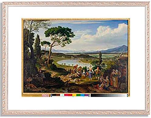 Amazon.co.jp ジョゼフ・アントン・コッホ Koch, Joseph Anton「A view of the Tiber near