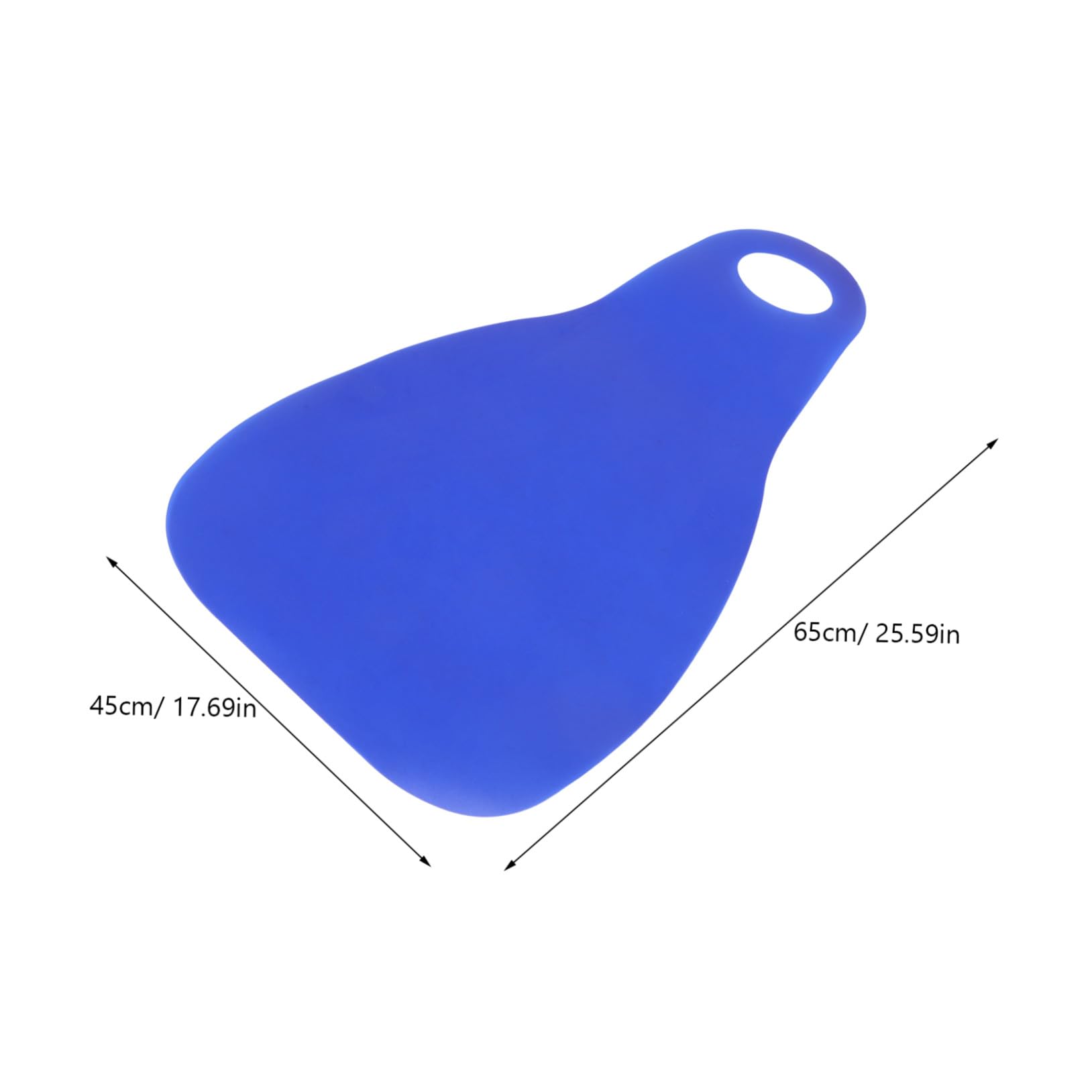 OHPHCALL Foldable Plastic Snow Sled with Handle Outdoor Sliding Board for Snow Grass and Sand Lightweight Design for Easy Carry and Smooth Downhill Fun