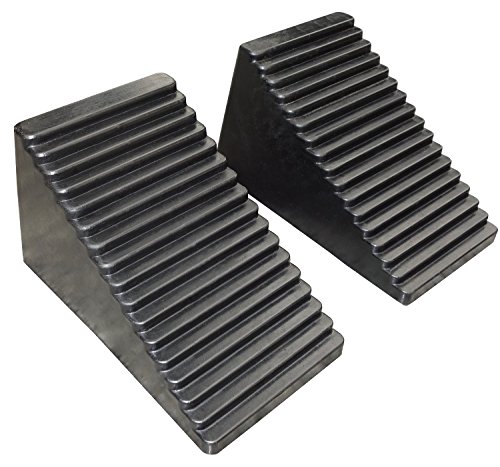 YM W4515 Rubber Wheel Chock, 6-1/2