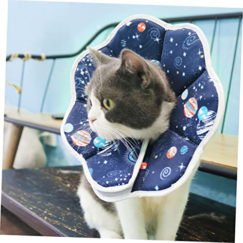 Col postopératoire chat en textile doux pour protection du cou - 4
