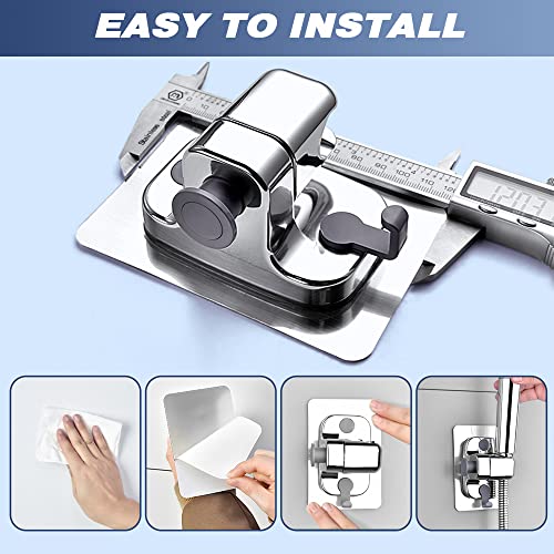Shower Head Holder Adjustable Handheld Showerhead Holder Bathroom Wall Mount Shower Arm Bracket #TOP4