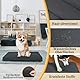 Exquilnova Bezüge für Hundebetten, Ersatz Bezug für Hundebett, Wasserdicht und Abnehmbarer Bezug für Hundekissen mit Reißverschluss für Hundematte Hundematratze, Nur Bezugsdeckel (Schwarz, M)