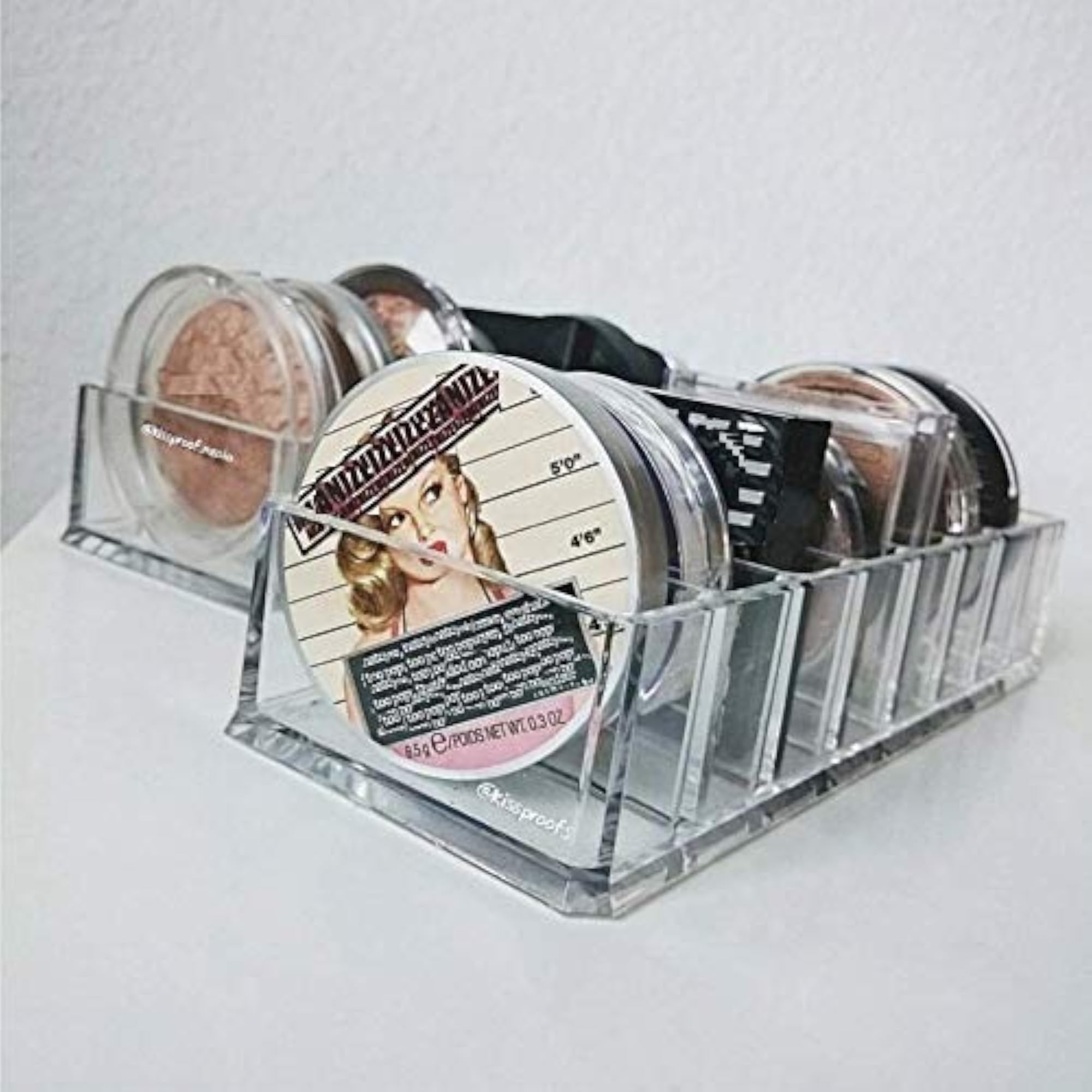 Acrylic Compact Organizer and Beauty Care Holder