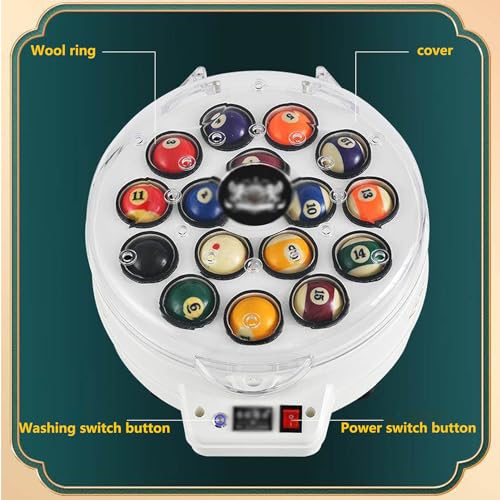 Máquina de limpieza de billar para juego de bolas de billar completo 5