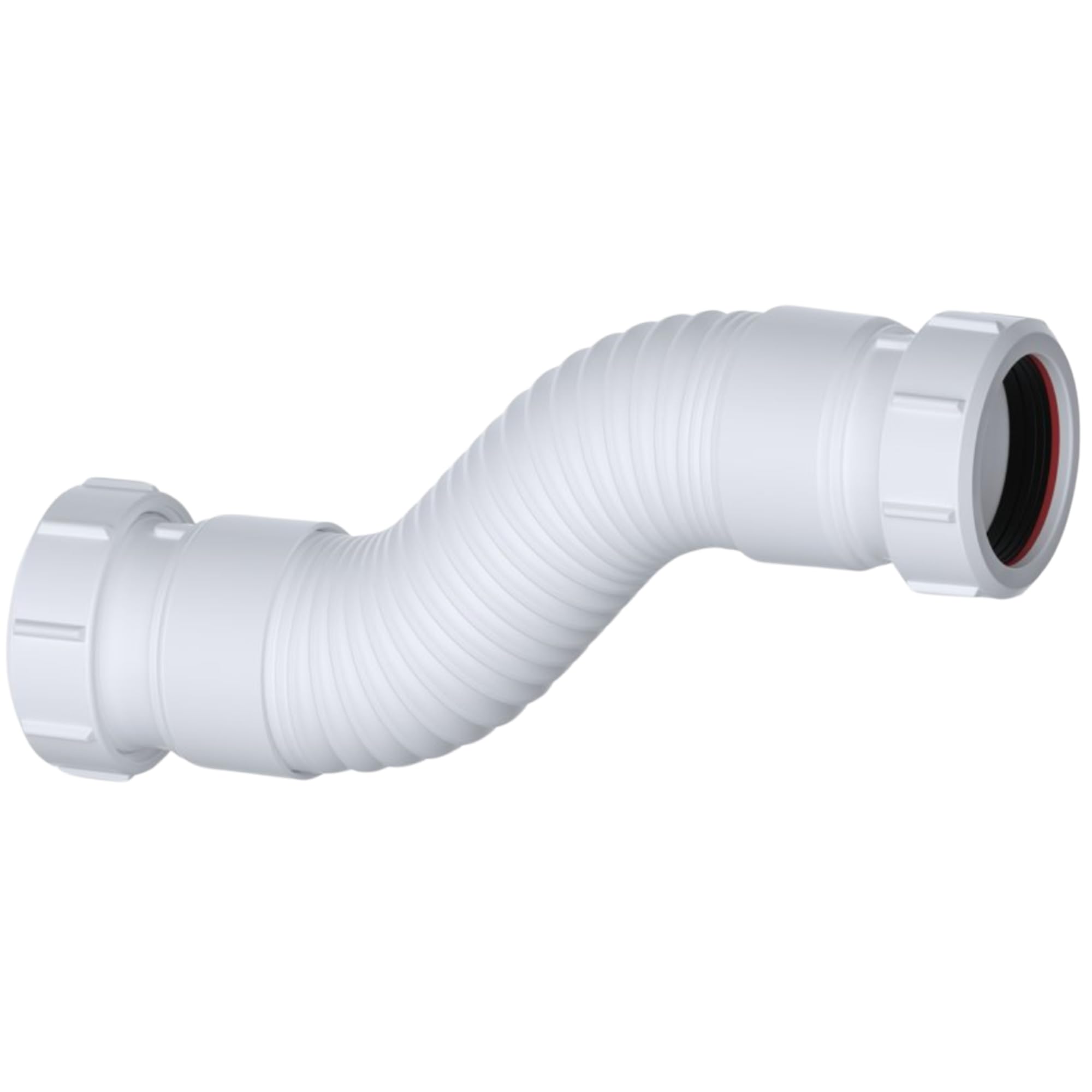 40mm Flexible Waste Pipe Connector Compression Fitting - Hulthor