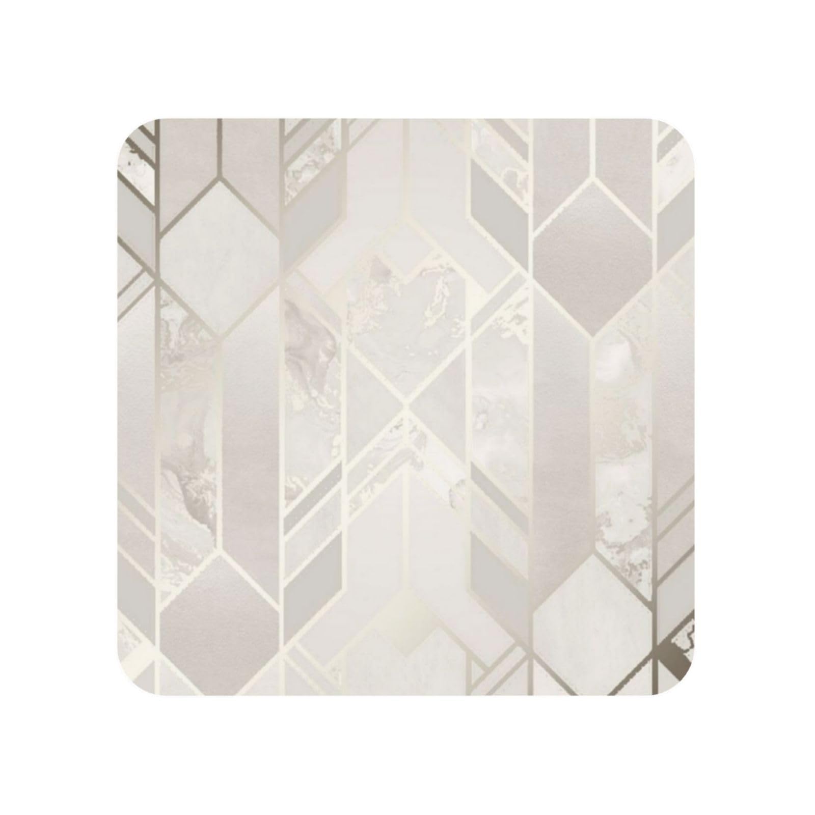 Yunweikeji As Picture Rose Gold Marble Background, Square Magnetic Refrigerator Sticker Acrylic Fridge Magnets Furniture Decoration 1Pc