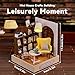 Flever Dollhouse Miniature DIY House Kit Creative Room with Furniture for Romantic Valentine's Gift (Leisurely Moment)