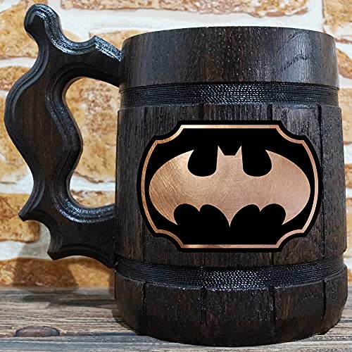 Comix Superhero Beer Mug, 22 Oz, Beer Stein, Comix Gifts, Fathers Day Beer Mug, 21St Birthday Gifts For Him, Wooden Tankard, Gamer Gift #TOP1