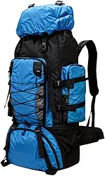 Mochila 90L para Trekking Impermeável Alças Ajustáveis e Cinta Abdominal Montanhismo Viagem Trilha Alpinismo Escalada Bolsa Esportiva Grande