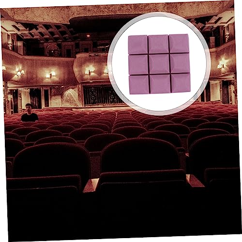 12 piezas de paneles absorbentes de sonido para paredes para estudios de grabación en casa miniatura 6