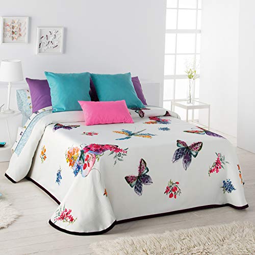 TEXTILONLINE Colcha Capa Laure (Cama 90 cms., Unico)