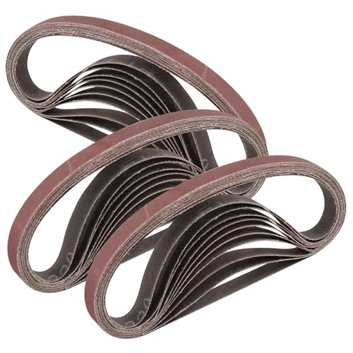 STEBRUAM Sanding Belt 10 x 330 mm,30PCS 320 Grit