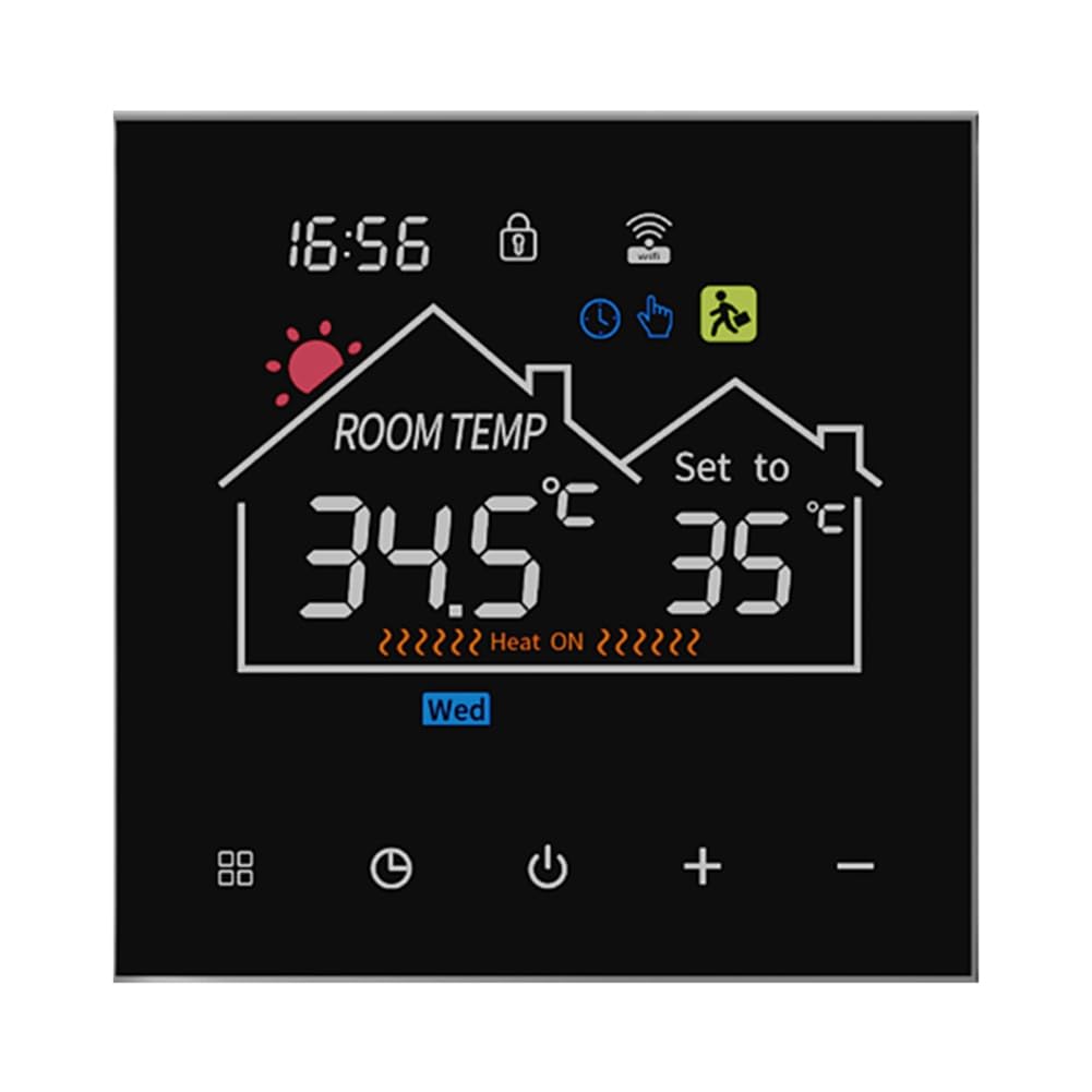 CTRLZS Smart Wifi Wireless Thermostat for Efficient Gas Boiler Water Heating Water Heating Digital Temperature Controller A