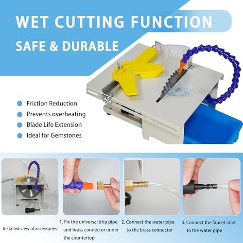 750W Mini Table Lapidary Saw